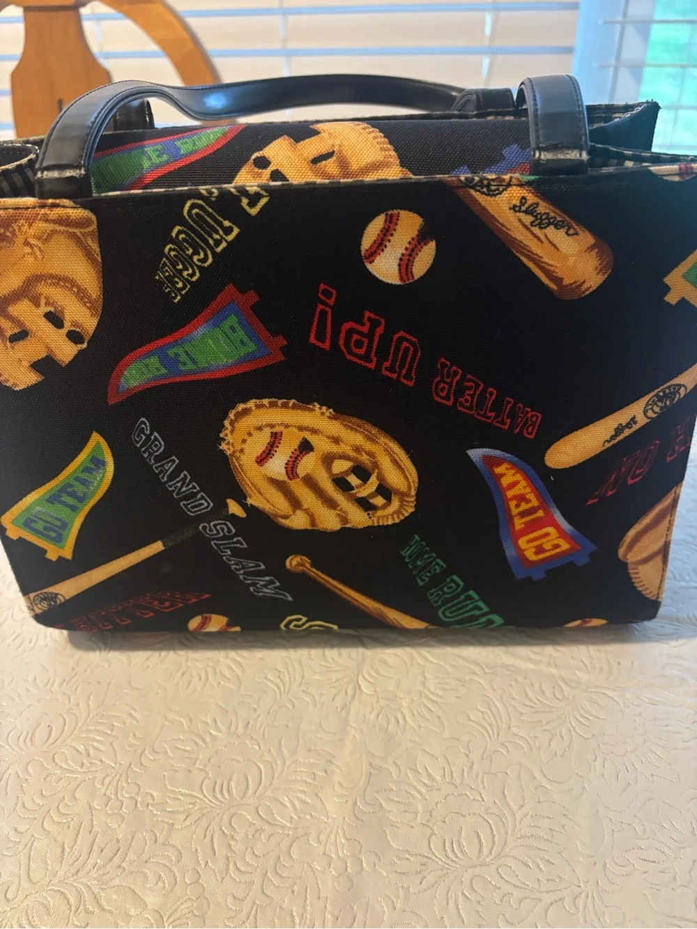 Baseball Theme Shoulder Purse
